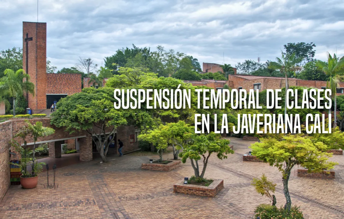 Suspensión temporal de clases en la Javeriana Cali