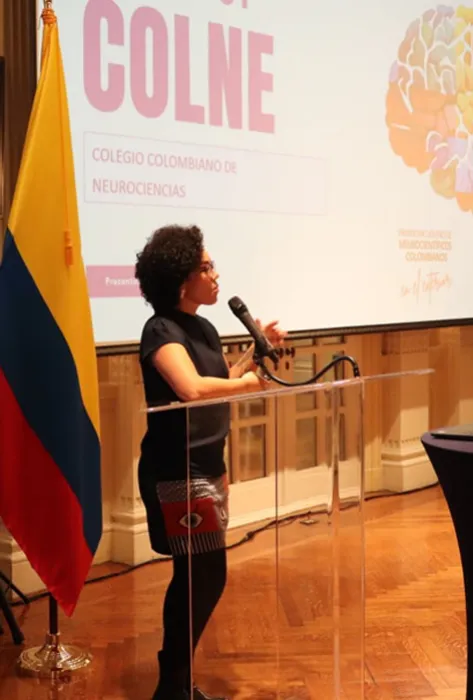 Profesora Lina Becerra participó en el Primer Encuentro de Neurocientíficos Colombianos en el exterior